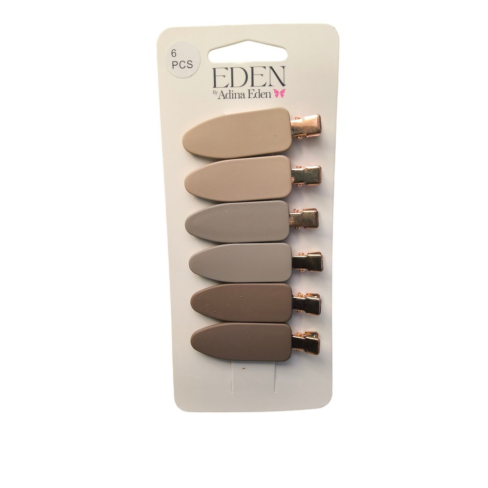 New Eden‎ by Adina Eden" no-bend hair clips come in a set of 6